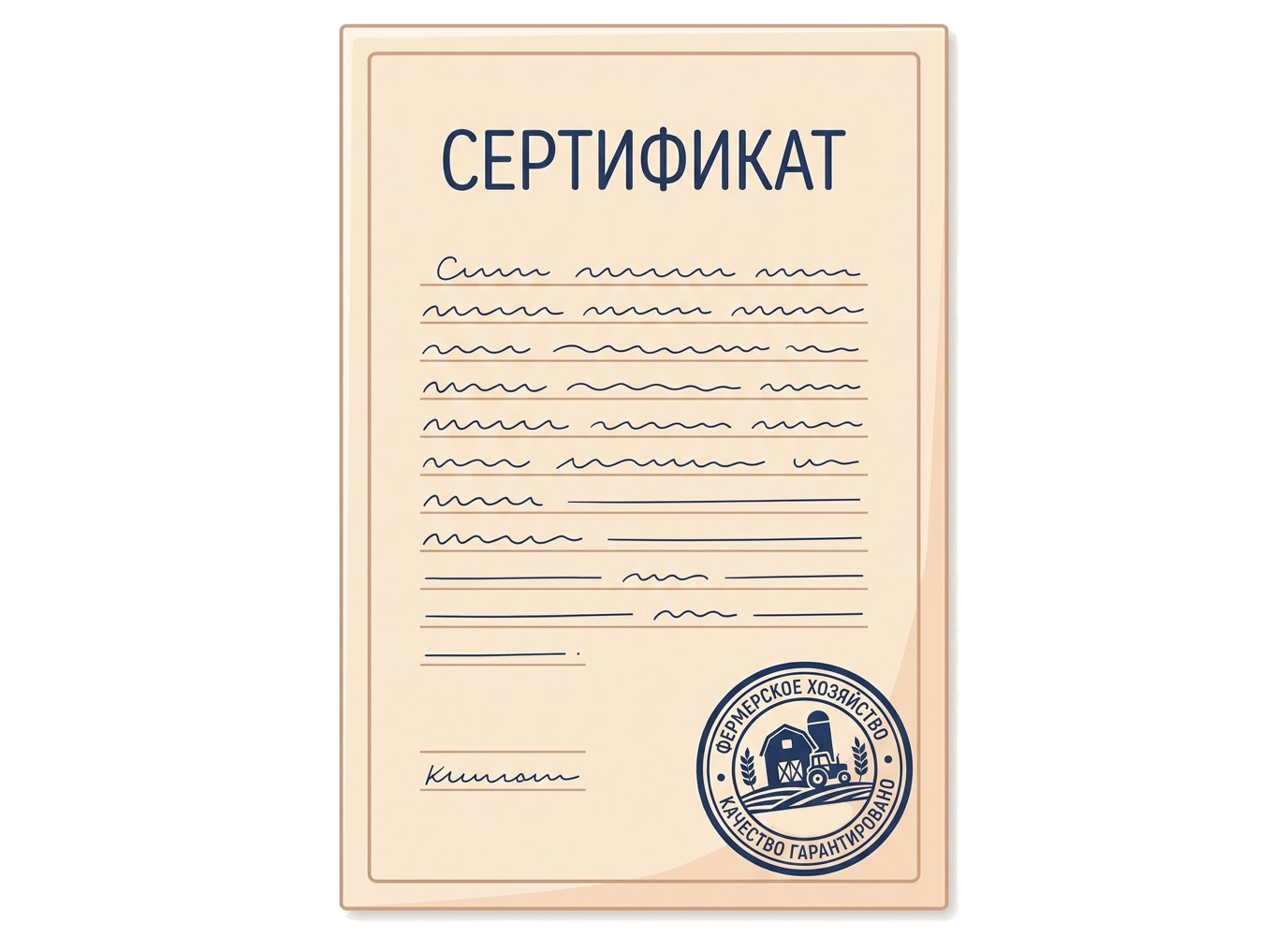 Сертификат
